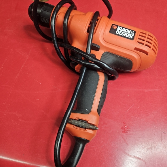 Black & Decker Electric Drill in Orange and Black - Picture 2 of 10